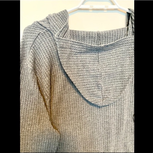 Kismet long sleeve hooded cardigan with pockets, size XL, colour Grey - Picture 3 of 6